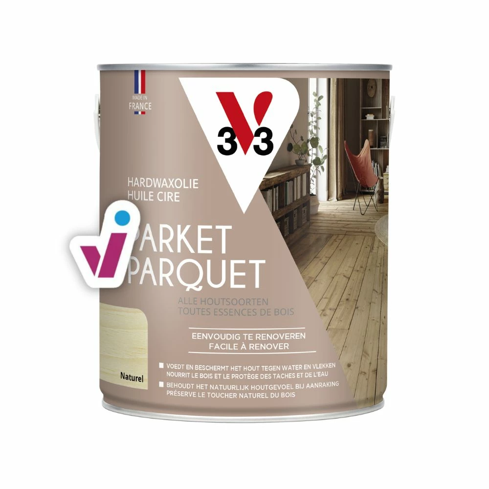 V33 Hardwax Parketolie 2 V33 Hardwax Parketolie - Afbeelding 2
