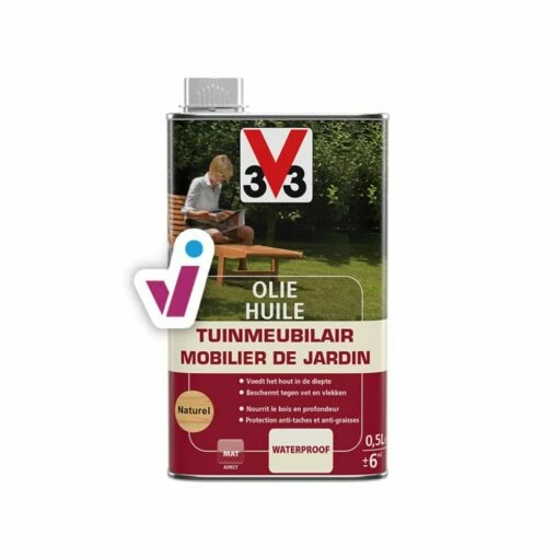 V33 Tuinmeubilair Olie 4 V33 Tuinmeubilair Olie -Huishoudelijke Verf Ventas 2024 V33 Tuinmeubilair Olie 0.50L Houtafwerking Tintrio