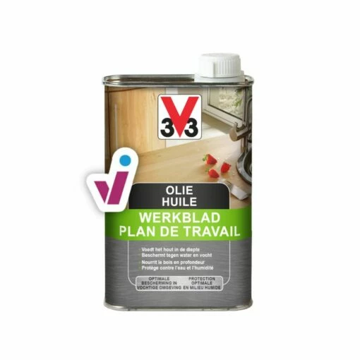 V33 Werkblad Olie 2 V33 Werkblad Olie -Huishoudelijke Verf Ventas 2024 V33 Werkblad Olie 0.50L Houtafwerking Tintrio