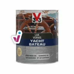 V33 Yacht Vernis 11 V33 Yacht Vernis -Huishoudelijke Verf Ventas 2024 V33 Yacht Vernis Kleurloos Hoogglans 0.75L Houtafwerking Tintrio