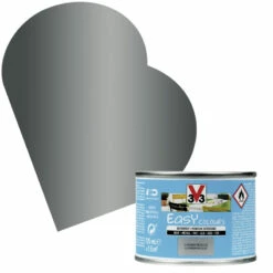 Peinture Extérieure Easy Colours Aluminium Métallisé 0,125 L V33
