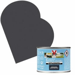 Peinture Extérieure Easy Colours Anthracite Poudré 0,125 L V33