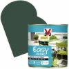 Peinture Extérieure Easy Colours Vert Basque Satiné 0,5 L V33