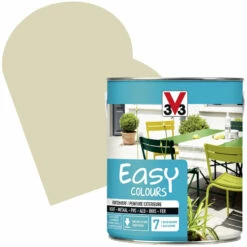Peinture Extérieure Easy Colours Sable Satiné 2,5 L V33