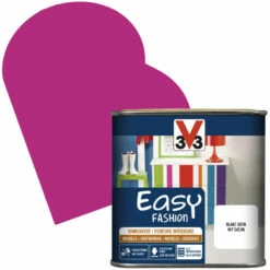 Peinture Easy Fashion Ultra Rose 0,5 L V33