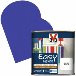 Peinture Easy Fashion Bleu électrique 0,5 L V33