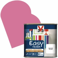Peinture Easy Fashion Rose Fluo 0,5 L V33