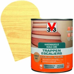 Huile Cire Escaliers Incolore Mat 1 L V33