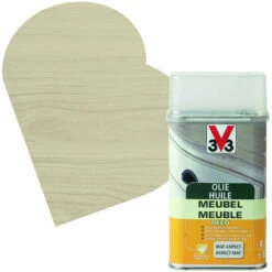 Huile Meuble Deco Blanc Mat 0,5L V33