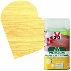 V33 Huile Plan De Travail Incolore Mat 0,5L