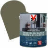 V33 Lasure Extreme Protection Pour Portes & Châssis En Bois Taupe Satinée 2,5 L