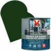 V33 Lasure Extreme Protection Pour Portes & Châssis En Bois Vert Mousse Satinée 0,5 L