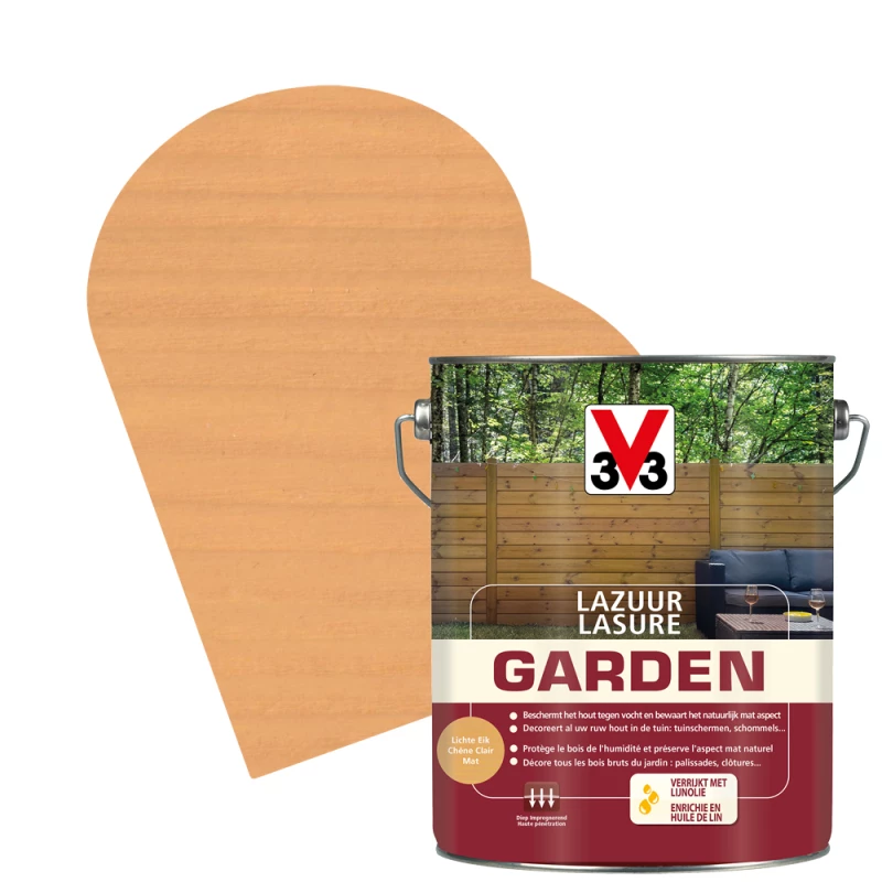 Lasure Garden Chêne Clair Mat 5 L V33 1 Lasure Garden Chêne Clair Mat 5 L V33