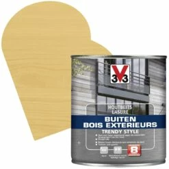 Lasure Pour Bois Extérieur Trendy Style Pin Scandinave 0,75 L V33