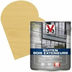 Lasure Pour Bois Extérieur Trendy Style Pin Scandinave 2,5 L V33