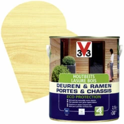 Lasure Pour Bois Portes & Châssis Bois Naturel 2,5 L V33