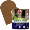 Lasure Pour Bois Portes & Châssis Chêne Foncé 2,5 L V33