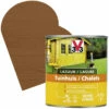 Lasure Pour Chalet En Bois Chêne Foncé Satinée 0,75 L V33