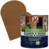 Lasure Pour Portes Et Châssis Eco Protection Chêne Foncé Mate 0,75 L V33