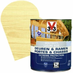 Lasure Pour Portes Et Châssis Extrême Protection Incolore Satinée 2,5 L V33