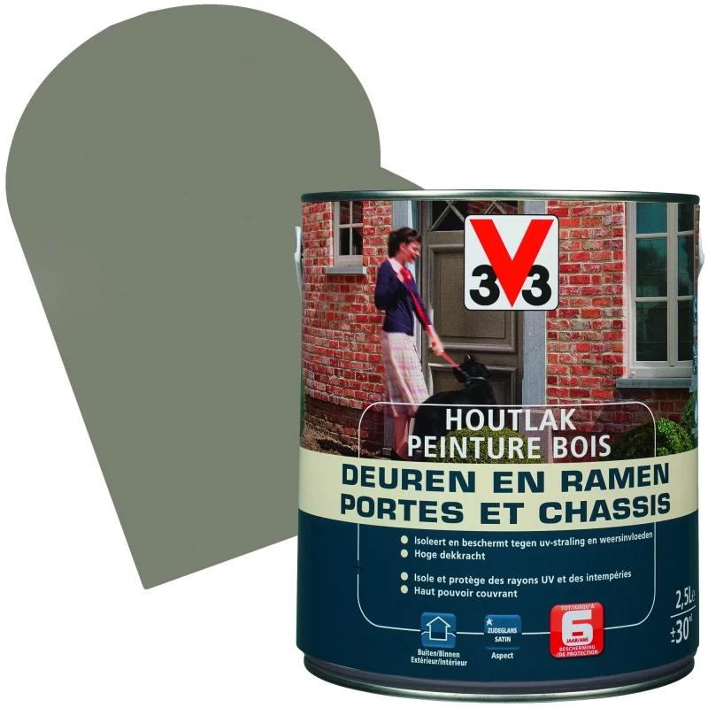 Peinture Bois Portes & Châssis Baobab Tree 2,5 L V33 1 Peinture Bois Portes & Châssis Baobab Tree 2,5 L V33