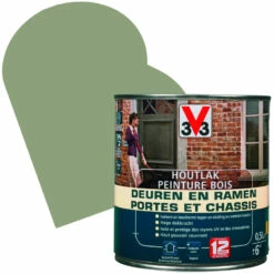 Peinture Bois Portes & Châssis Savanna Dry 0,5 L V33