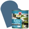 Peinture Extérieure Easy Colours Pour Bois Métal PVC Bleu Orage Satinée 0,5 L V33