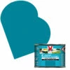 Peinture Extérieure Easy Colours Pour Bois Métal PVC Turquoise Satinée 0,125 L V33