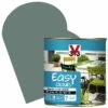 Peinture Extérieure Easy Colours Pour Bois Métal PVC Vert De Gris Satinée 0,5 L V33