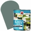 Peinture Extérieure Easy Colours Pour Bois Métal PVC Vert De Gris Satinée 2,5 L V33