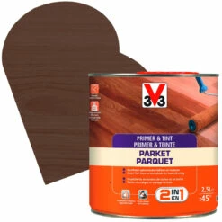 Primer & Teinte Parquet Gris Patine 2,5 L V33