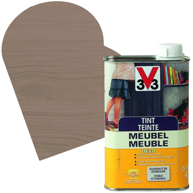 Teinte Meuble Deco Gris Léger Mat 0,5 L V33 1 Teinte Meuble Deco Gris Léger Mat 0,5 L V33