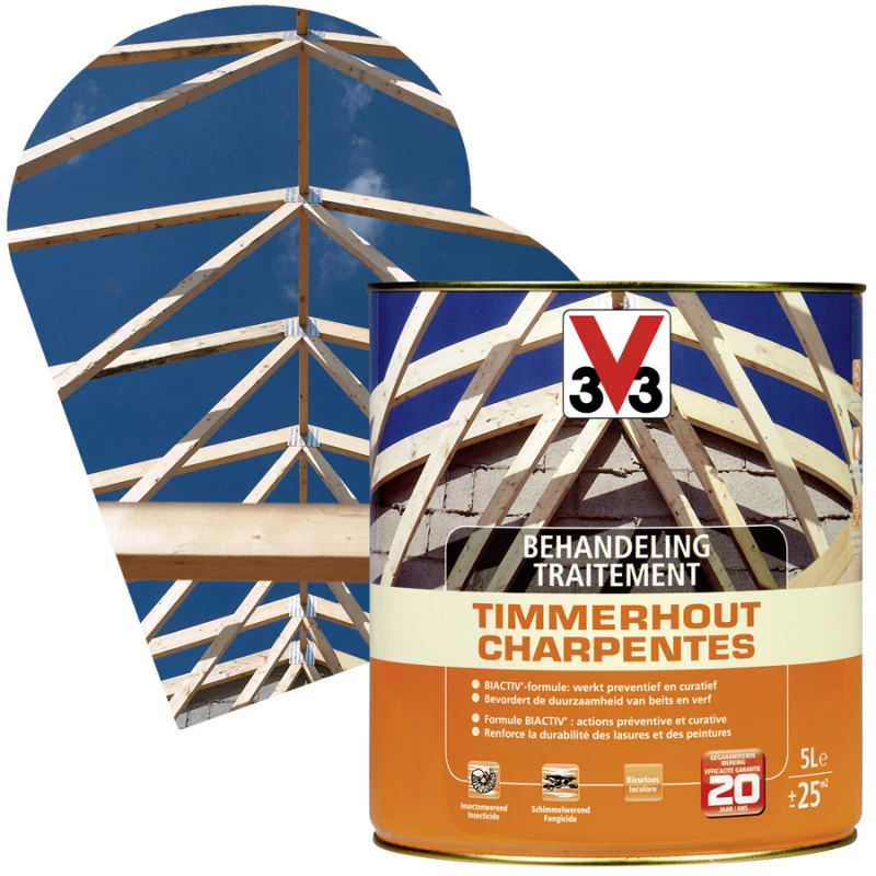 Traitement Pour Charpente Incolore 5 L V33 1 Traitement Pour Charpente Incolore 5 L V33