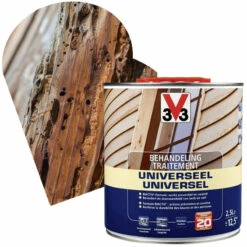 V33 Traitement Universel Pour Bois Extérieur Incolore 2,5 L