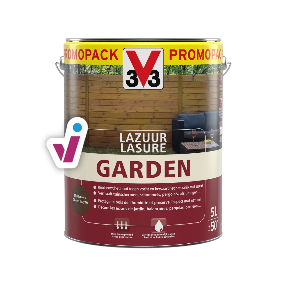 V33 Houtbeits Garden Mat 2 V33 Houtbeits Garden Mat - Afbeelding 2