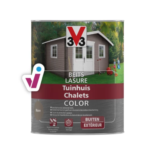 V33 Tuinhuis Color - Dekkende Houtbescherming Bij Tintrio! 3 V33 Tuinhuis Color - Dekkende Houtbescherming Bij Tintrio! -Huishoudelijke Verf Ventas 2024 v33 tuinhuis color bizon 0.75l dekkende beits tintrio