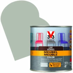 Vernis Meuble Color Gris Satiné 0,5 L V33