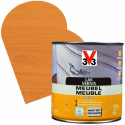 Vernis Meuble Deco Chêne Moyen Mat 0,5 L V33