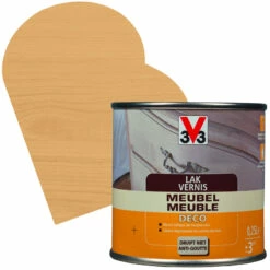 Vernis Meuble Deco Chêne Clair Satiné 0,25 L V33