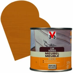Vernis Meuble Deco Chêne Rustique Satiné 0,25 L V33