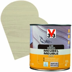 Vernis Meuble Deco Blanc Satiné 0,5 L V33