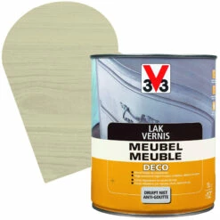 Vernis Meuble Deco Blanc Satiné 1 L V33