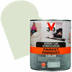 Vernis Vitrificateur Parquet Color Calcaire Satiné 2,5 L V33