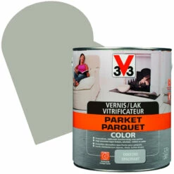 Vernis Vitrificateur Parquet Color Cendre Satiné 2,5 L V33