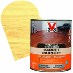 Vernis Vitrificateur Parquet Incolore Brillant 0,75 L V33