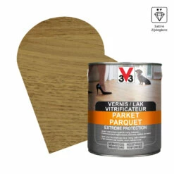 Vitrificateur Pour Parquet Extrême Protection Chêne Moyen Satiné 2,5 L V33